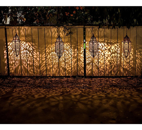 Paquete De 2 Luces Solares Colgantes Twinkya Para Decorac...