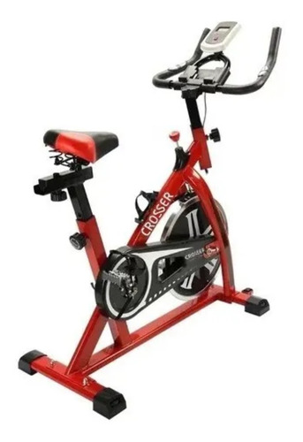 Imagen 4 de 5 de Bicicleta fija Crosser SBR 1000 para spinning roja