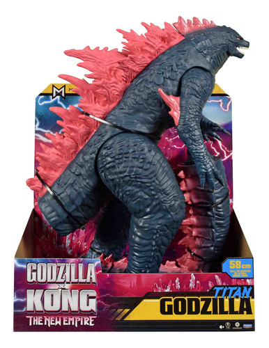 Boneco Godzilla Gigante De 58cm Godzilla X Kong Império