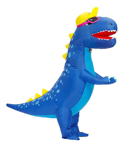 Disfraz Inflable De Dinosaurio T-rex Para Adultos Talla L