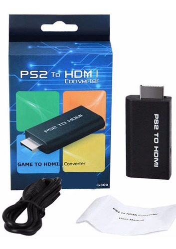 Adaptador Conversor Ps2 Playstation 2 A Hdmi C/audio