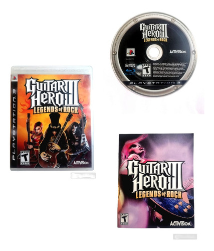 Guitar Hero 3 Legends Of Rock Ps3 (Reacondicionado)