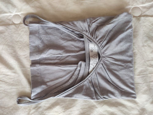 Musculosa Zara Gris  Talle M , Divinaaaa