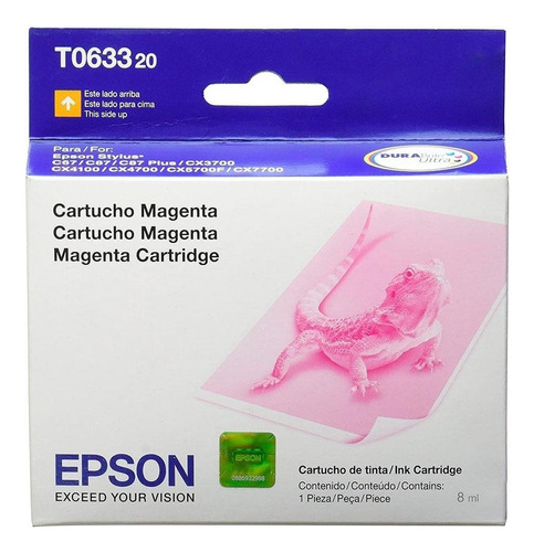 Epson Cartucho Tinta Magenta T0633 Original Vencido