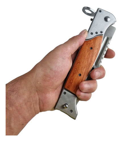 Canivete Automático Ak47 Faca Baioneta 33cm + Bainha