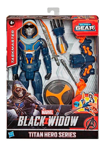 Taskmaster Lanzar Proyectil Figura Black Widow Blast Gear