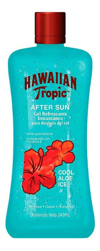 After Sun En Gel Hawaiian Tropic Cool Aloe Ice Refrescante 240ml