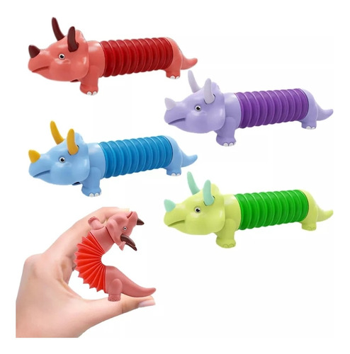 Pop Tubes Dinosaurio 19 Cm Pack X6 Unidades Ltf Shop 