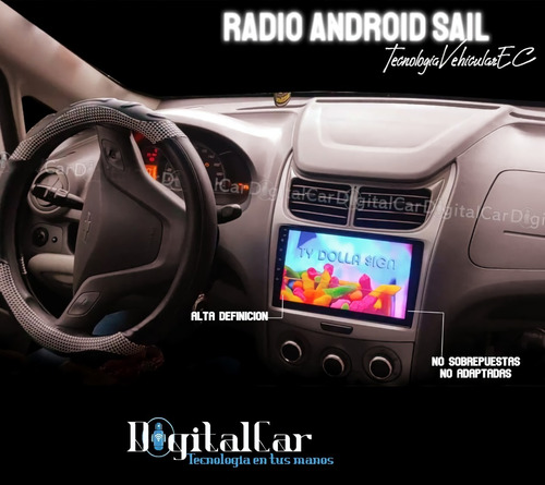 Imagen 2 de 4 de Radio Android Chevrolet Sail 2012/17+ Camara De Reversa+ Gps