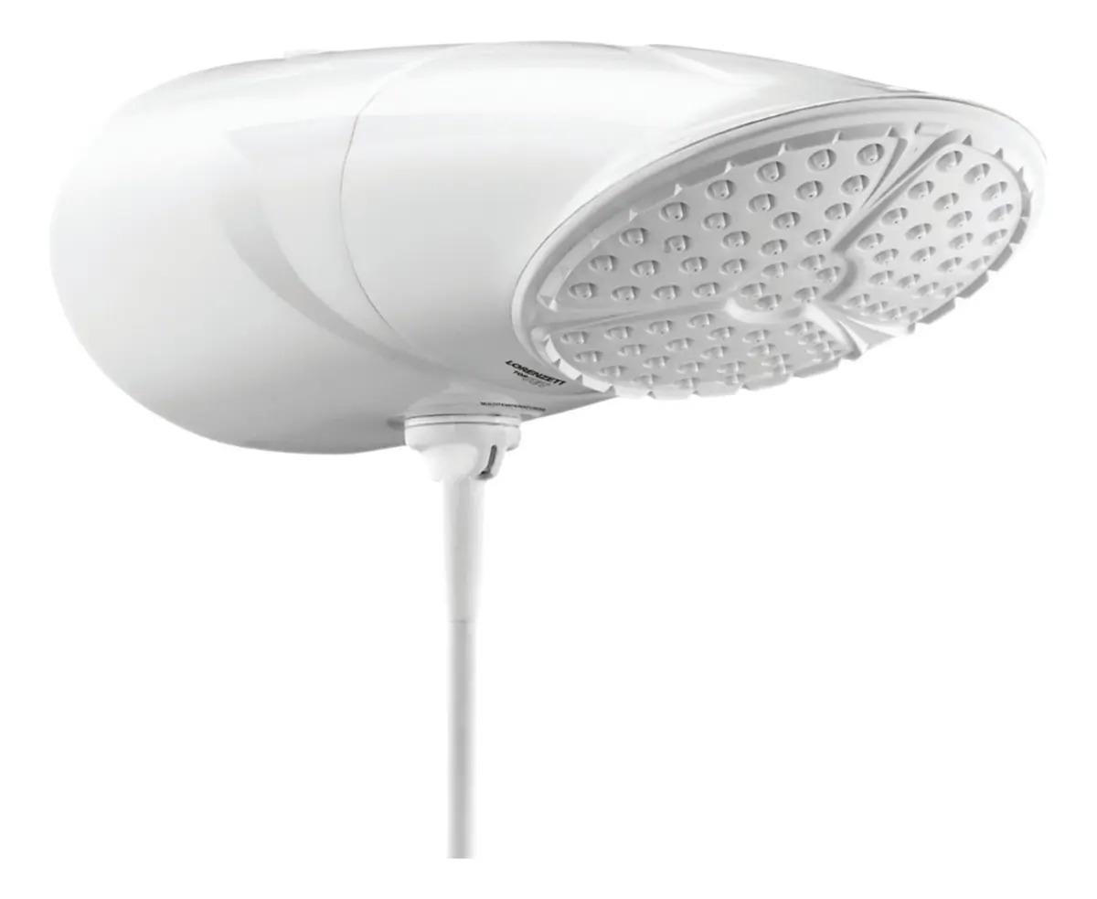 Regadera electrica Top Jet color blanco Lorenzetti potencia 4400 W