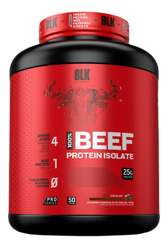 Whey Protein Isolado 100% Beef Protein 1752g Blk Performance Sabor Chocolate