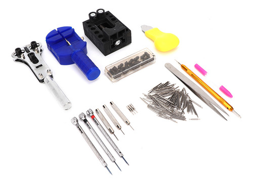 Kit De Herramientas De Reparación De Relojes, 144 Piezas, Mu