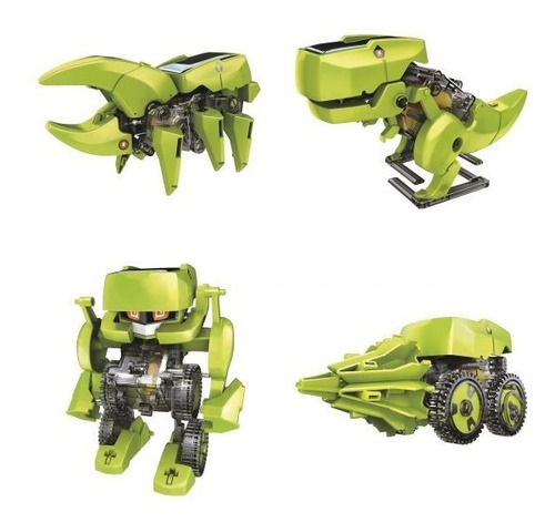 Robot Transformers 4 En 1 / Kit Educativo Energía Solar