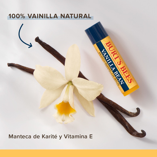 Imagen 3 de 4 de Bálsamo Labial Burt's Bees Vainilla 2 Un