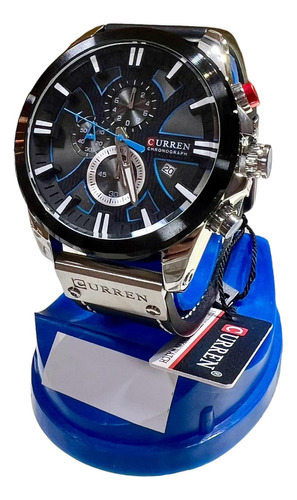 Reloj Curren Original De Hombre Malla De Cuero Mod M8346