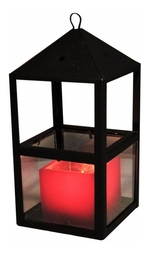 Fanal Farol De Vela En Hierro 25cm