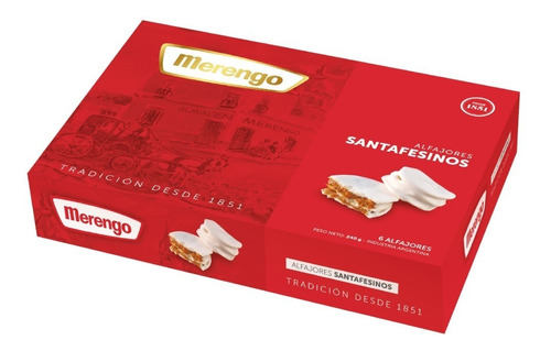 Merengo Alfajor Santafesino X 6 U.