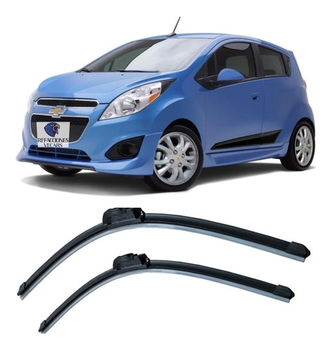 Plumillas Limpia Parabrisas Curva Banana Chevrolet Spark 