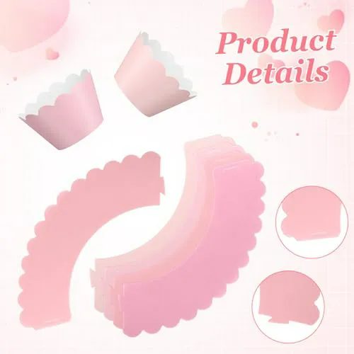 100 Envoltorios Para Cupcakes Decorativos En Papel Para Fies