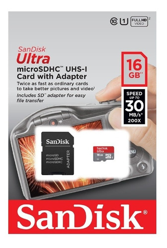 Micro Sd Ultra 16gb Sandisk