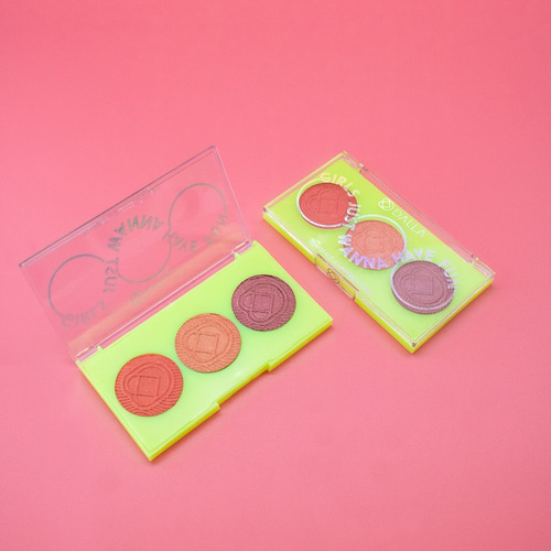 Paleta Trio De Blushe E Iluminador Dalla Makeup