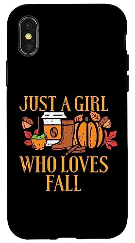 Funda Para iPhone X/xs Fall Pumpkin Spice Leaves Autumn Plas