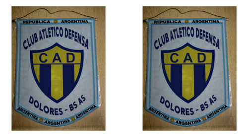 Banderin Grande 40cm Club Atletico Defensa Dolores