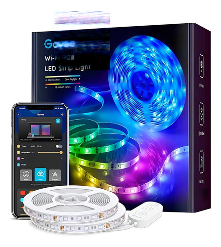 Tira Luces Led Rgb 10mts Wifi Govee