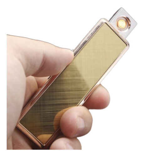 Encendedor Eléctrico Recargable Giger Dorado