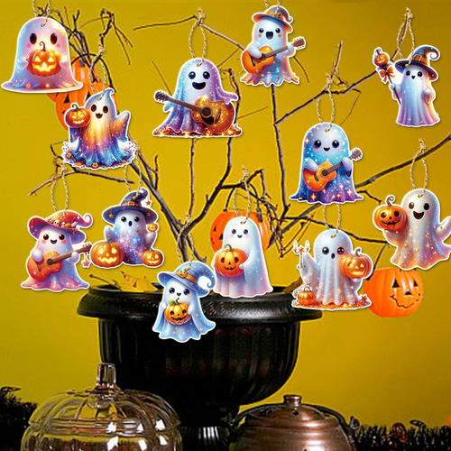 Adornos Para Árboles De Halloween Colgante De Fantasma De Ha