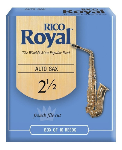 Rico Royal Daddario Rjb1025 Caña 2,5 De Saxo Alto Pack X 10