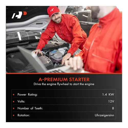 Motor Arranque A-premium, Compat. M. Eclipse Serie 8
