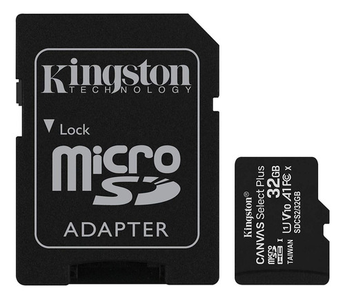 Tarjeta Memoria Kingston Canvas Plus Microsd 32gb 100mb/s A1