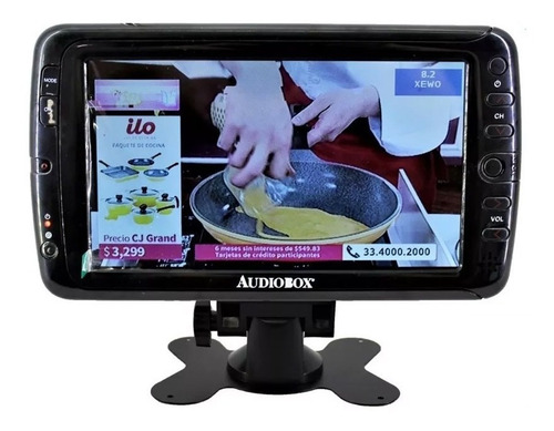 Tv Portátil 7 Pulgadas Audiobox Tv-007 Lcd Hd 100v/240v