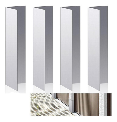 4pcs Garaje De La Puerta Del Garaje Barrera De