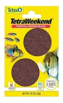 Comprar Tetra Weekend Alimento Peces Tropicales Fin De Semana x2 Bloques 12g. Dosificación Lenta. Comida a base de Langosta Y Daphnia. Proteína 3% Fibra 1.5%. Ingredientes naturales. Peces todas las edades.