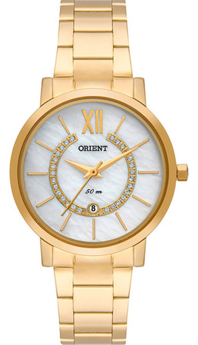 Relógio Orient Eternal Feminino Dourado Aço Fgss1185 B3kx