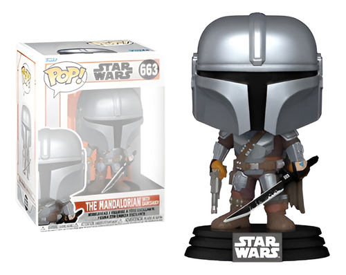 Funko Pop #663 - The Mandalorian With Dark Sable - Funko