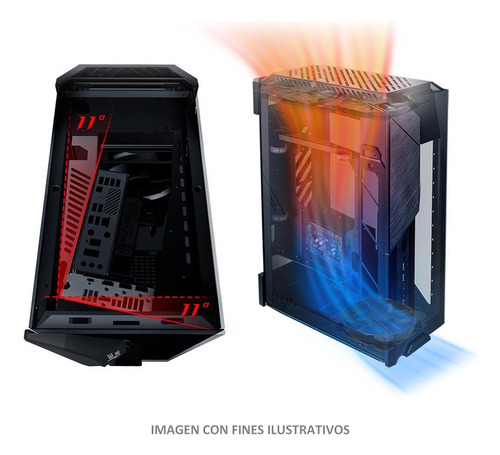 Gabinete Asus Rog Z11 Mini-itx/dtx Color Negro