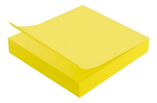 Bloque Post-it 654 76x76 3M654 Amarillo 3m Color Amarillo