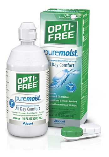 Opti Free Pure Moist 300 Ml Liquido Multi Lentes Contacto