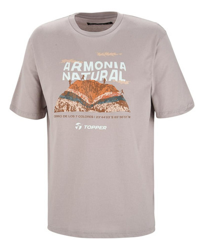 Topper Remera - Armonia Natural Gris