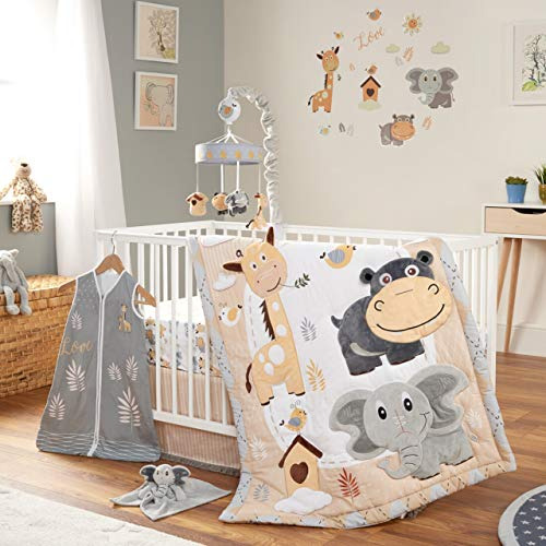 Juego De Cama Cuna Niños Y Niñas, 8 Piezas, Ropa De C...