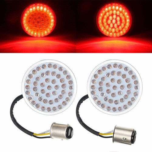 Amazicha Es De Giro Led De 2 Pulgadas, Luz De Freno Trasera 