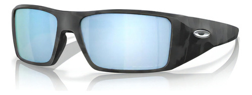 Óculos De Sol Oakley Heliostat Prizm Deep Water Polarized Cor Preto Cor Da Armação Preto Cor Da Haste Preto Cor Da Lente Azul