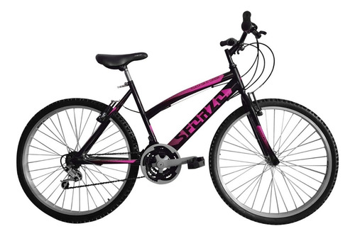 Bicicleta Dama Rin 26 En Aluminio 18 Cambios Color Negro