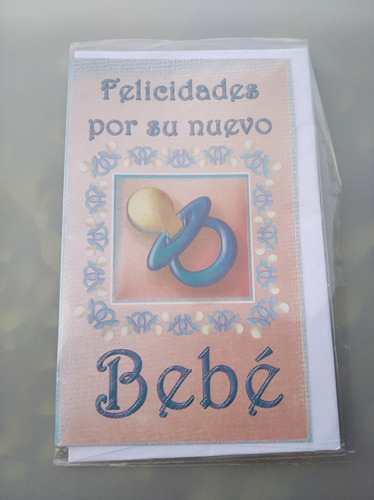 Tarjeta Felicidades Por Su Nuevo Bebé 