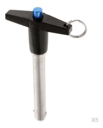 5 Piezas De Liberación Rápida T-handle Pin Ball Lock Pins
