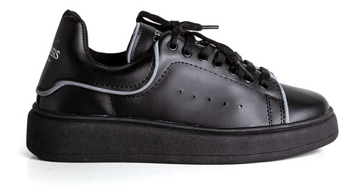 Imagen 4 de 5 de Zapatillas Genesis Urbana Mujer Hombre Negro Envió Gratis