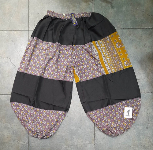 Imagen 2 de 3 de Pantalon Babucha Yoga Meditacion Tai Seda/razo Xl/xxl Grand2